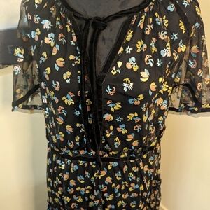 See through dress from free people